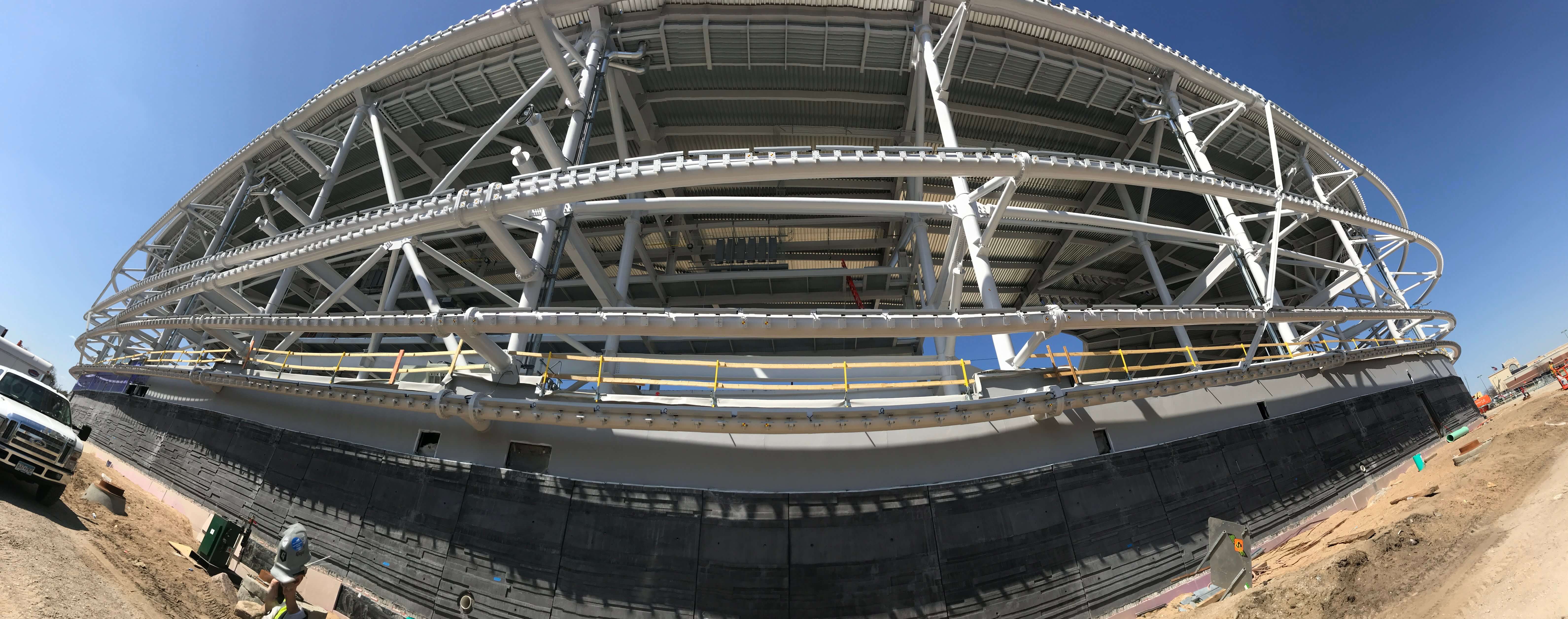 Minnesota United Allianz Field Soccer Stadium Halfway Finished