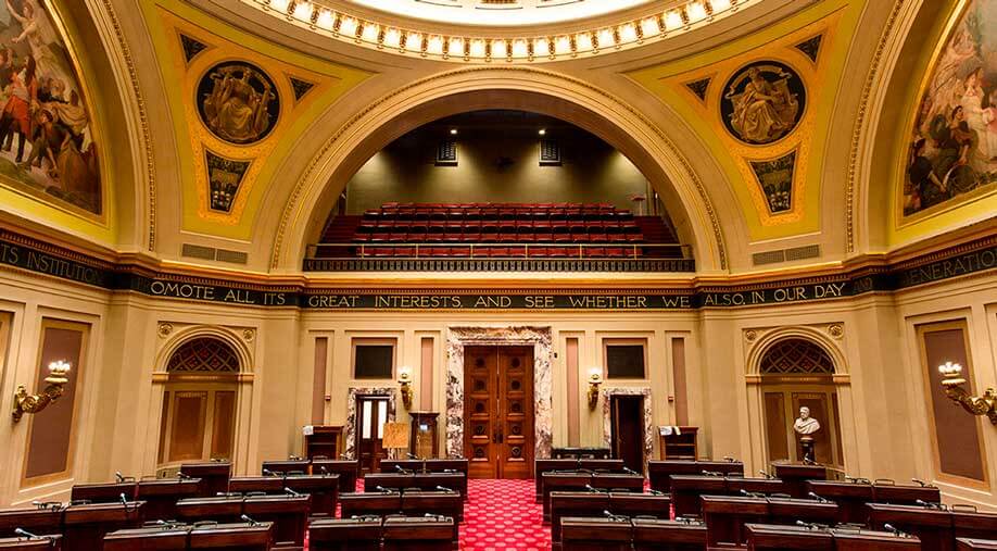 Minnesota State Capitol Restoration Hall Image